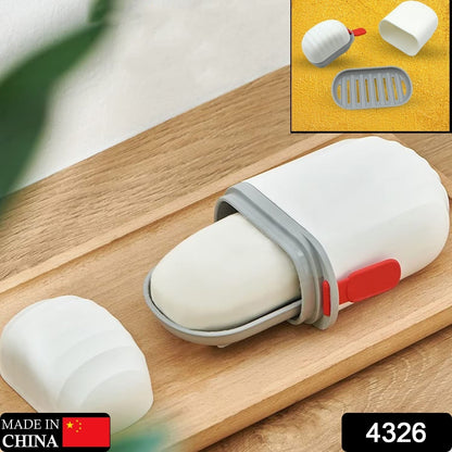 Stylish and Practical Soap Holder for Travel Soap Box With Secure Seal and Non Leak Design Stylish Soap Box for Home, Bathroom, Hiking, Travel, Camping Capsule Soap Box (1 Pc) - infinityexculsivestore.com