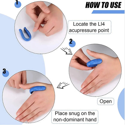 Sugar Control Acupressure Hand Pressure Point Clip Migraine Relief Clip with Magnets (1 Pc) - infinityexculsivestore.com
