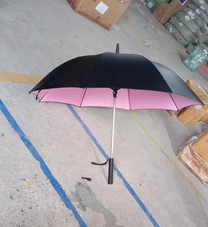 Sun Umbrella With Inside Fan & Power Bank Umbrellas For Summer (1 Pc) - infinityexculsivestore.com