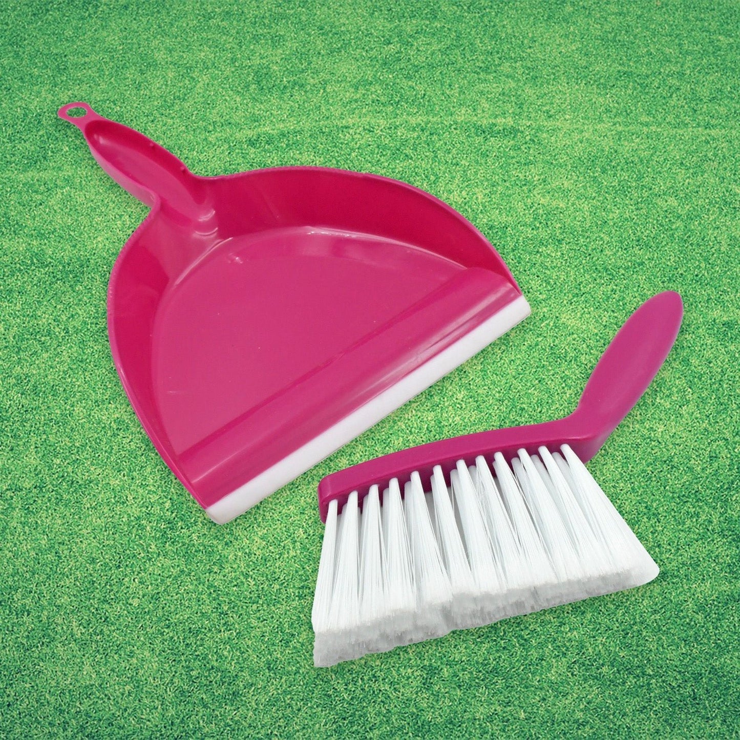 Mini Dustpan Supdi with Brush Broom Set for Multipurpose Cleaning, Cleaning Broom Brush and Dustpan | Sweep Set for All Surfaces, for Cleaning Tool for Desk, Car & Animal Waste etc (2 Pc Set) - infinityexculsivestore.com