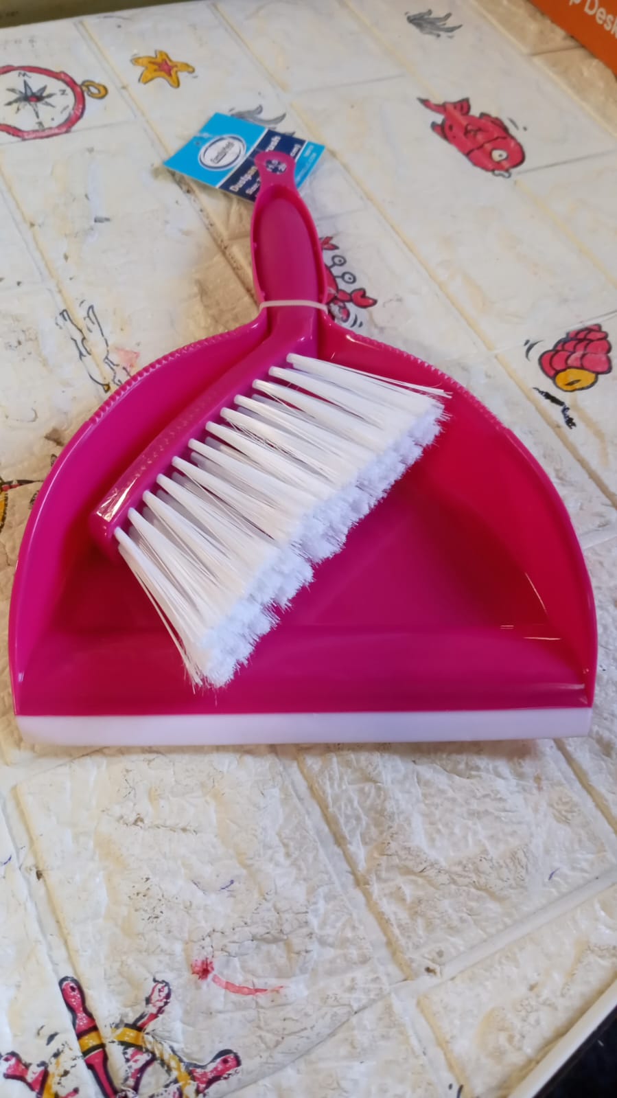 Mini Dustpan Supdi with Brush Broom Set for Multipurpose Cleaning, Cleaning Broom Brush and Dustpan | Sweep Set for All Surfaces, for Cleaning Tool for Desk, Car & Animal Waste etc (2 Pc Set) - infinityexculsivestore.com