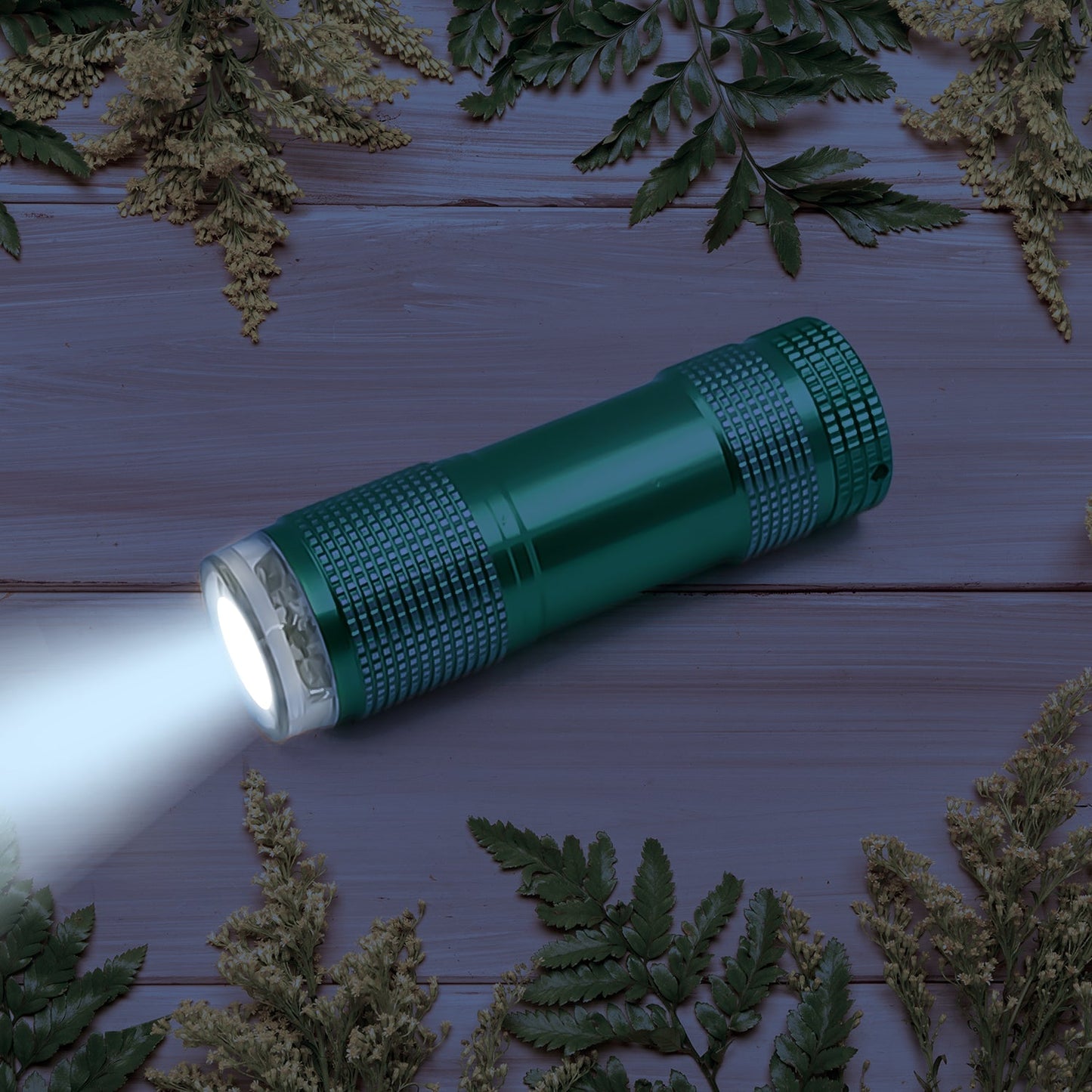 Super - Bright Mini 9 LED Bulb Pocket Torches - Small Torch Flashlight for Camping, Hiking, DIY, Travelling, Outdoors and More 3 Battery operated (Battery not included / 1 pc) - infinityexculsivestore.com