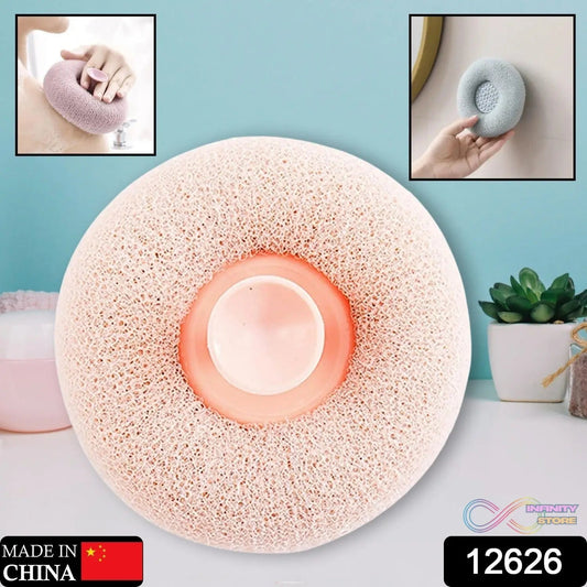 Super Soft Bath Sponge Flower Suction Cup Bath Sponges for Shower Women Men Foam Loofah Sponge Exfoliating Bath Sponge Body Washer Reusable loofah Massage Bath (1 pc) - infinityexculsivestore.com
