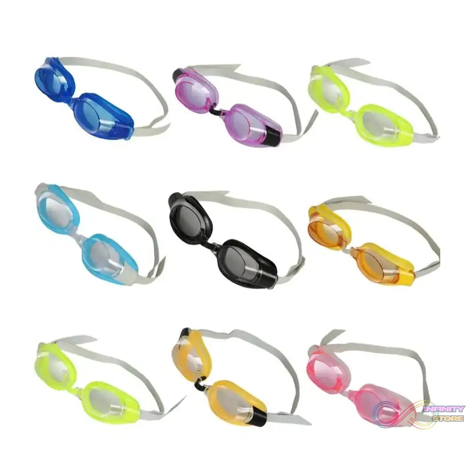 Anti-fog goggles with adjustable nose and ear plugs