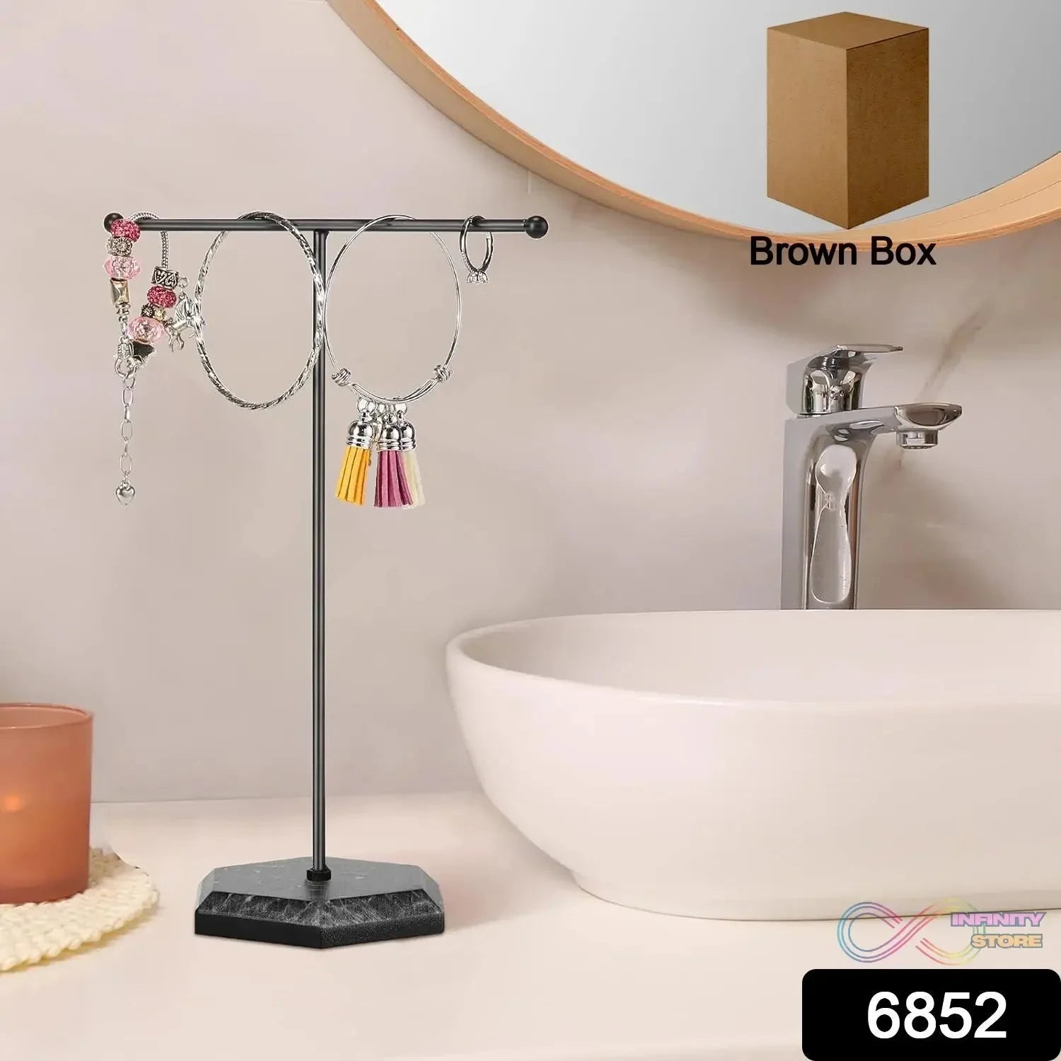 T Shape Necklace Holder Jewelry Stand (1 Pc) - infinityexculsivestore.com