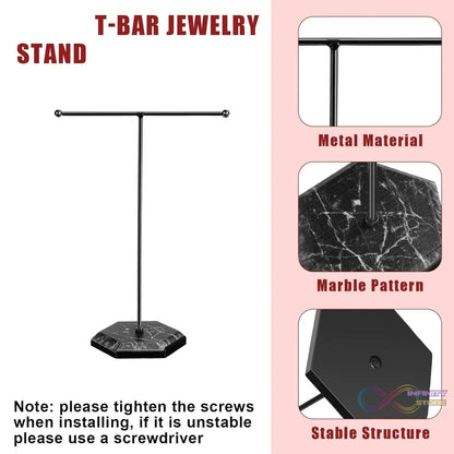 T Shape Necklace Holder Jewelry Stand (1 Pc) - infinityexculsivestore.com