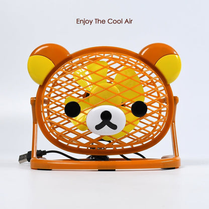 TEDDY BEAR PORTABLE FAN ADJUSTABLE USB FAN SUITABLE FOR HOME , OFFICE , CAR, & MULTI USE FAN - infinityexculsivestore.com