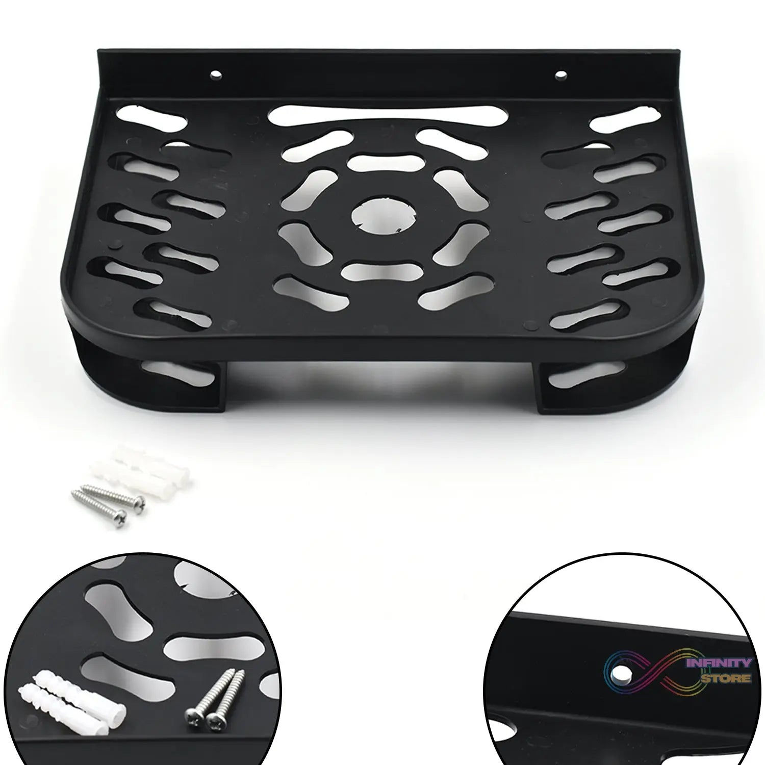 TV setup box stand designed for optimal placement of setup boxes