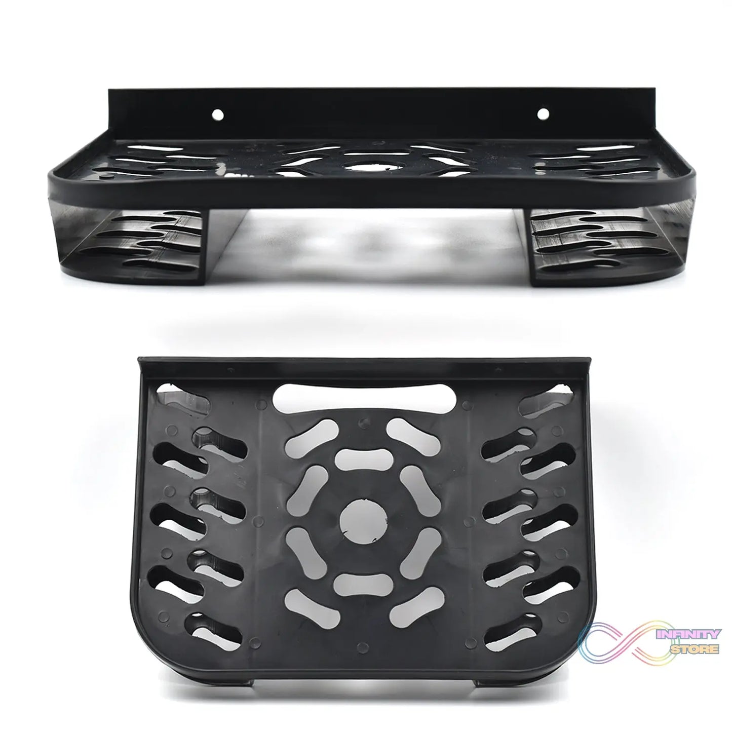 Holder for TV setup boxes, useful for managing and organizing devices
