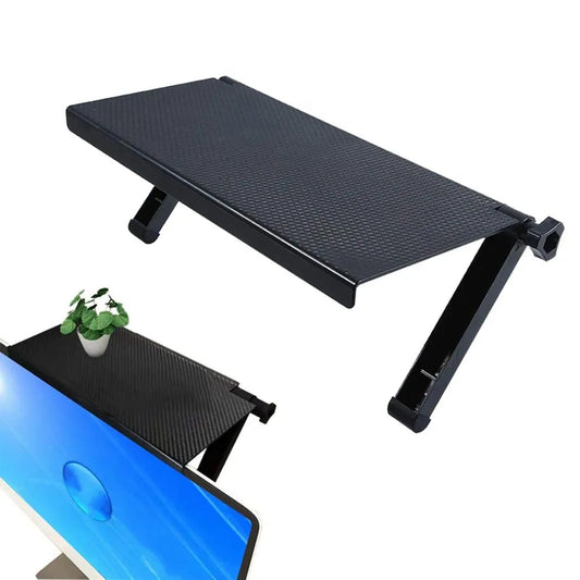 TV Top Shelf Screen Shelf Adjustable Monitor Shelf Media Shelf TV Shelf for Cable Box Game Storage TV Stand Above TV Shelf Mount Audio Video Shelving for Cellphone Stand - infinityexculsivestore.com