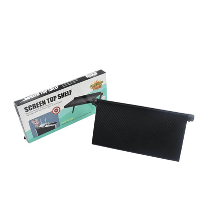 TV Top Shelf Screen Shelf Adjustable Monitor Shelf Media Shelf TV Shelf for Cable Box Game Storage TV Stand Above TV Shelf Mount Audio Video Shelving for Cellphone Stand - infinityexculsivestore.com