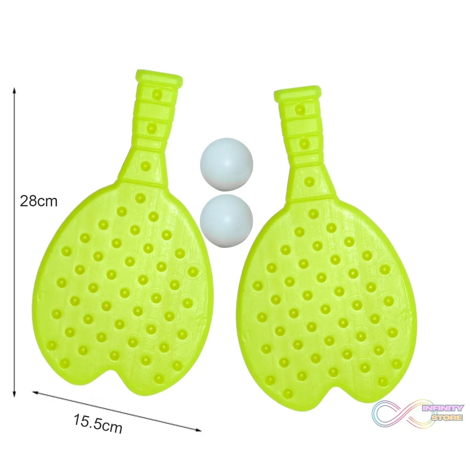 Table tennis equipment including racquet and ball for children