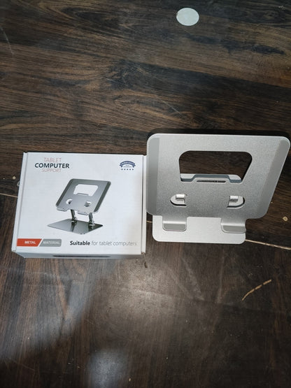 Tablet Stand Metal Alloy Adjustable Bracket, Suitable For tablet Computers for Desk Ergonomic Foldable Metal Tablet Holder/Tablets/Mobile Phones - infinityexculsivestore.com