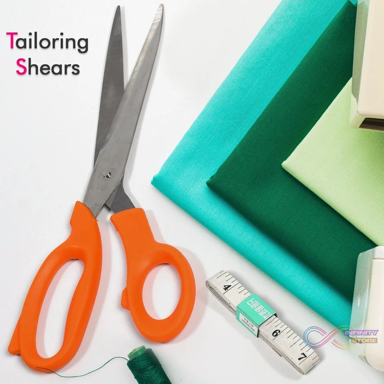 Tailor Scissors And Measuring Tape High Quality Scissor With Flexible Measuring Tape For Tailor & Home Use Scissor - infinityexculsivestore.com