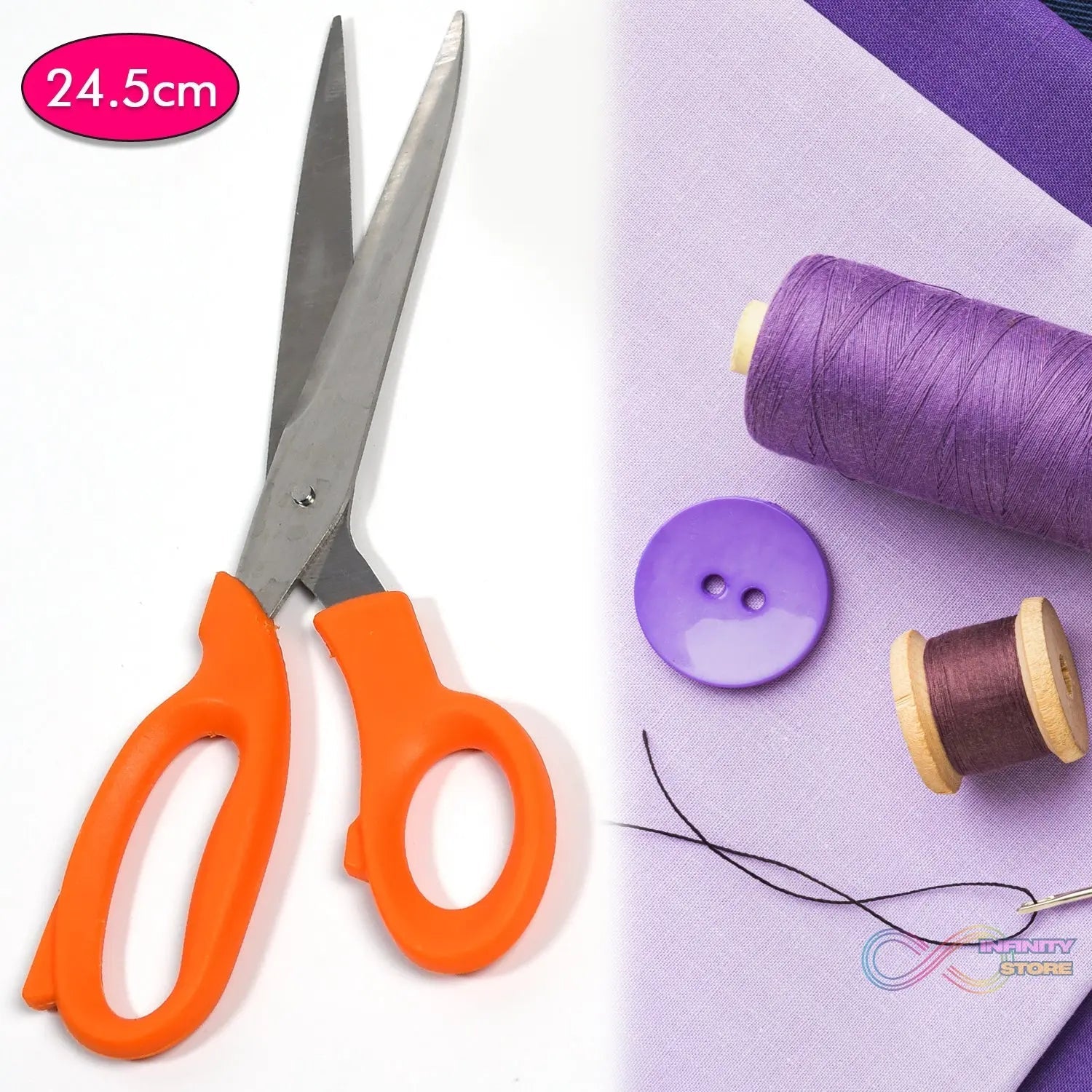 Tailor Scissors And Measuring Tape High Quality Scissor With Flexible Measuring Tape For Tailor & Home Use Scissor - infinityexculsivestore.com