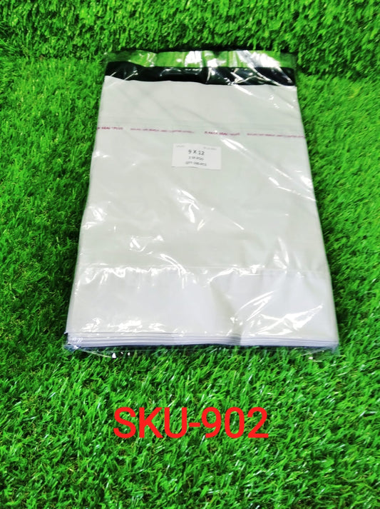 Tamper Proof Courier Bags(09X12 PLAIN 180 POD M1) - 100 pcs - infinityexculsivestore.com