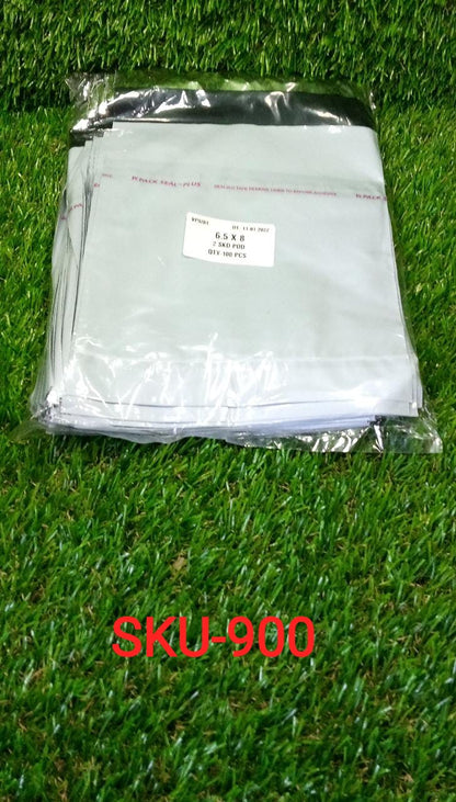 Tamper Proof Courier Bags(6.5X08 PLAIN 180 POD M1) - 100 pcs - infinityexculsivestore.com