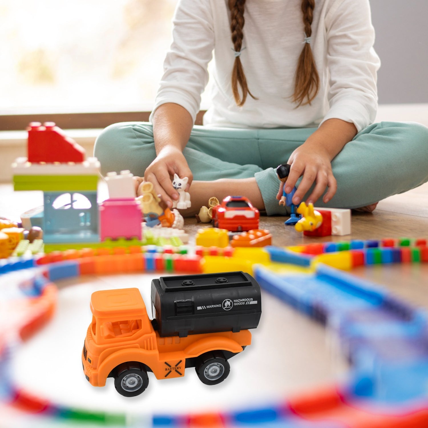 Tanker Truck Toys for Kids, friction power Vehicles Toy Truck, Plastic Truck, Friction Power Toy Trucks For Boys Girls, & Kids (1 Pc / Mix Color) - infinityexculsivestore.com