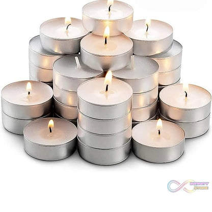 Tealight Candles Set, Smokeless Candles (50 Pcs set) - infinityexculsivestore.com
