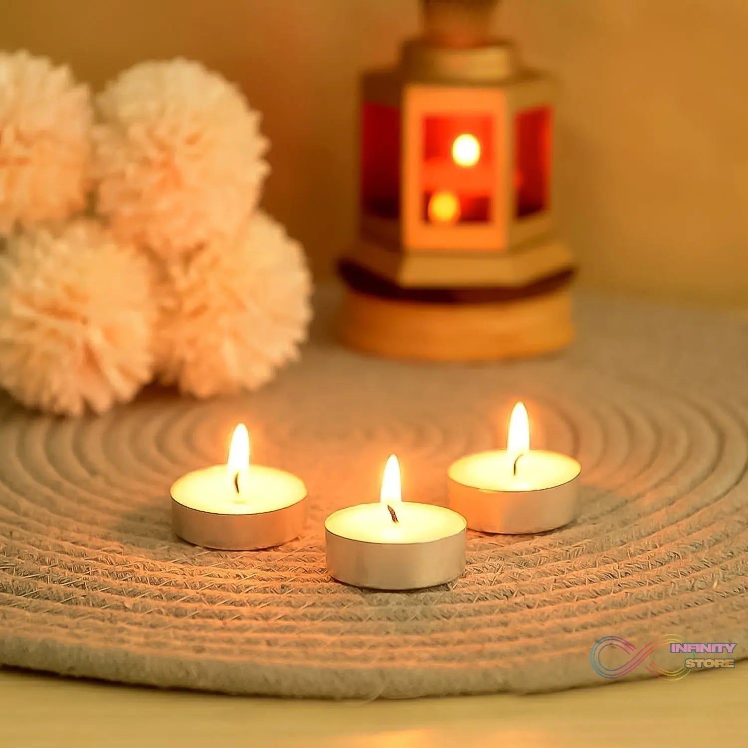 Tealight Candles Set, Smokeless Candles (50 Pcs set) - infinityexculsivestore.com