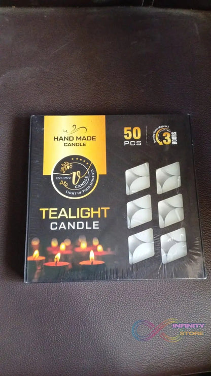 Tealight Candles Set, Smokeless Candles (50 Pcs set) - infinityexculsivestore.com