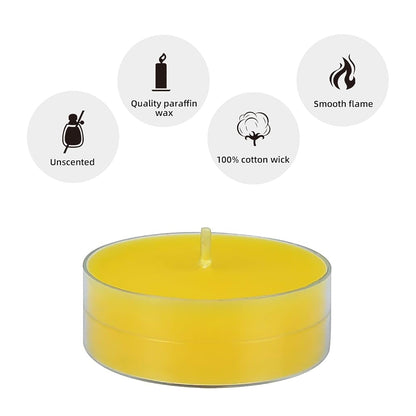Tealight Diwali Candles for Home Decoration Smokeless Candles for Decorations Long Burning for Mood Dinners Parities Home Decoration Wedding Candle (1 Pc / Mix Color) - infinityexculsivestore.com