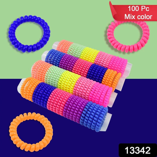 Telephone Wire Hair bands Pack of 100 Pcs - infinityexculsivestore.com
