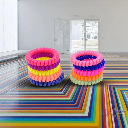 Telephone Wire Hair bands Pack of 2 Pc / Multicolour) - infinityexculsivestore.com