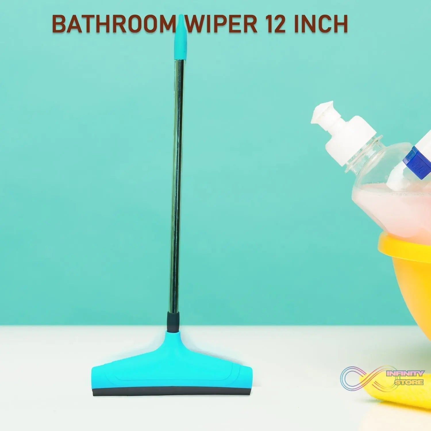 Telescopic Home / Bathroom Wiper 12 Inch (30 cm), Plastic Floor Wiper - infinityexculsivestore.com
