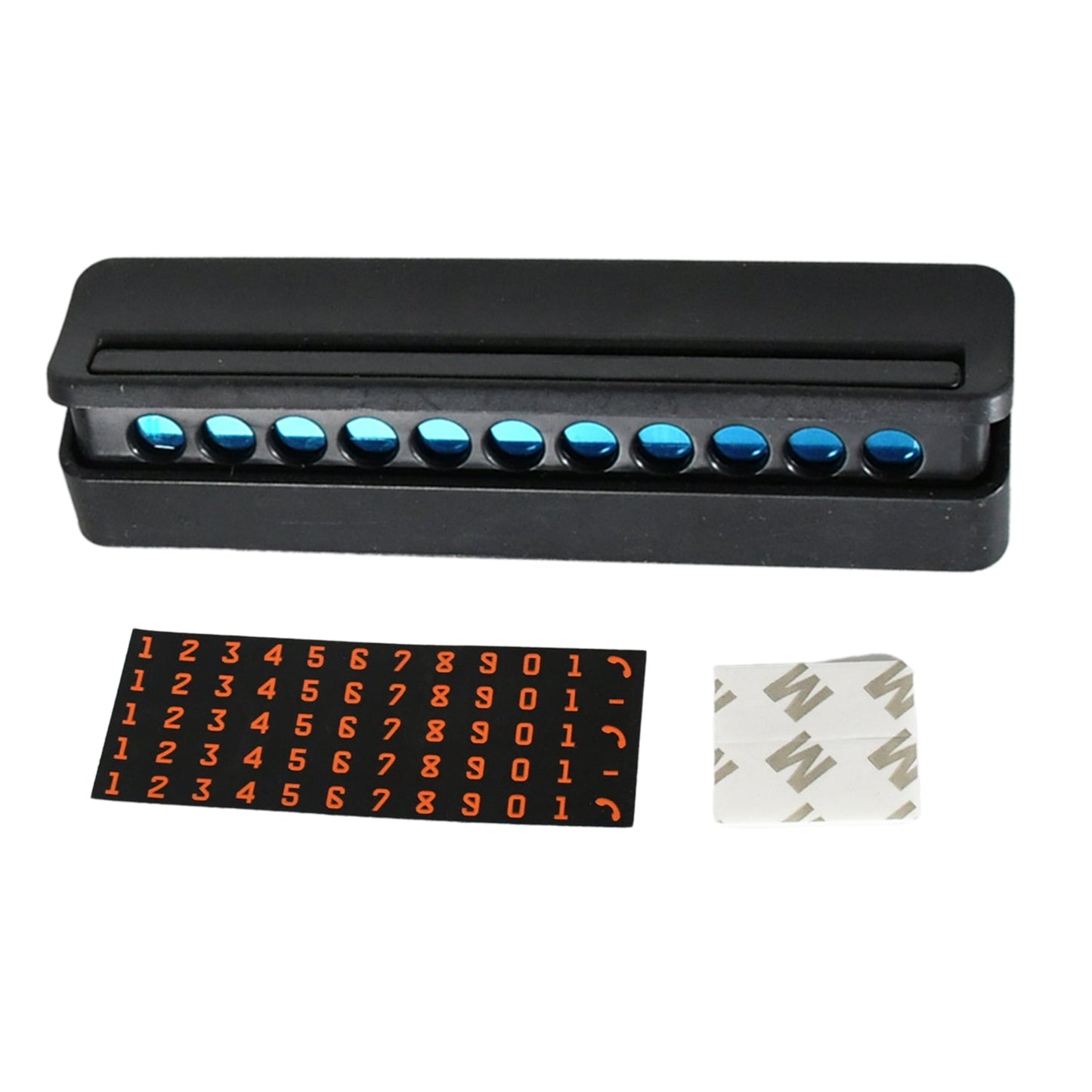 Temporary Car Parking Mobile Number Display with Magnetic Numbers Stickers,Car Parking Magnetic Mobile/Telephone Number Plate (1Pc)   - infinityexculsivestore.com