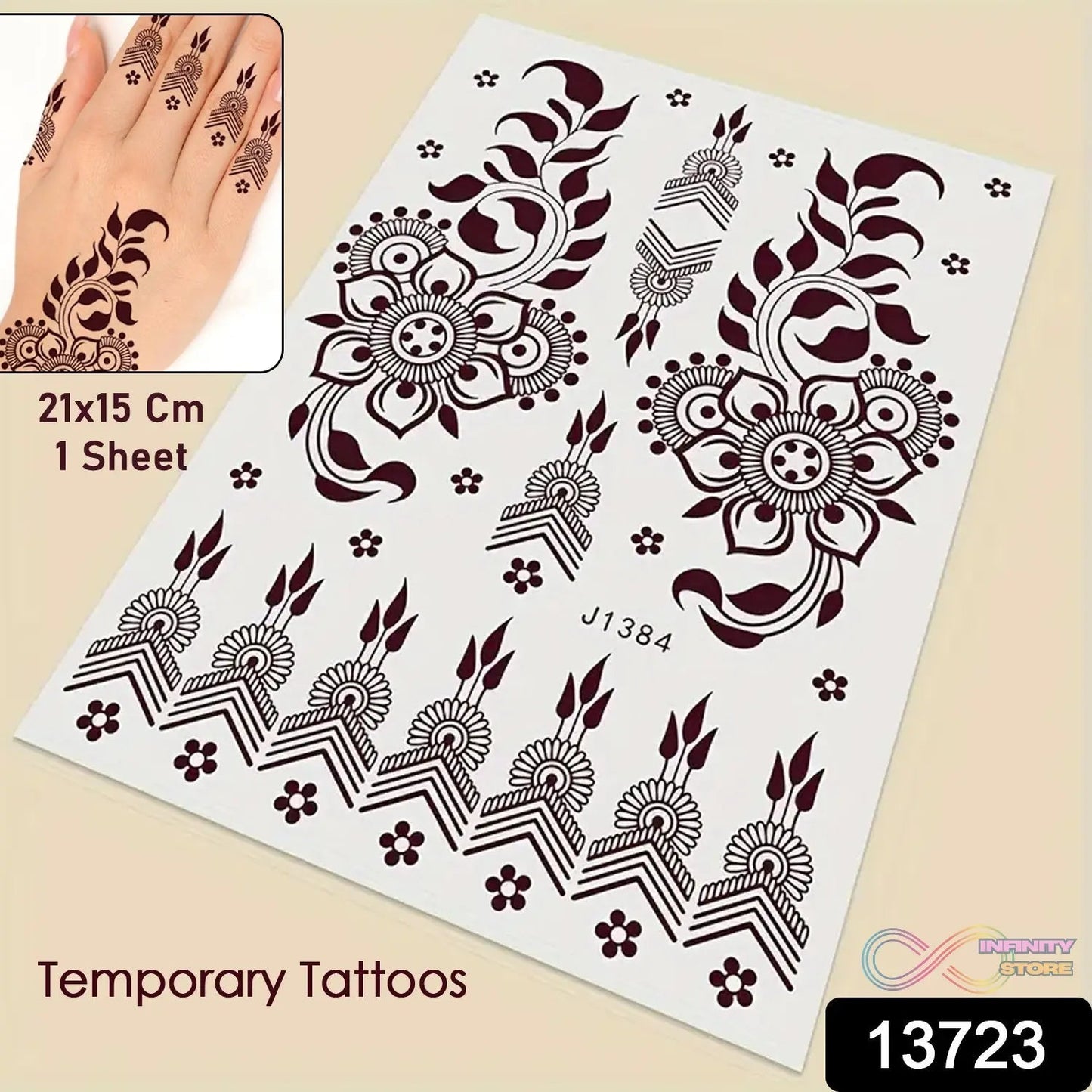 Temporary Tattoos Tattoo Sticker Skin Tattoo Stickers (1 Sheet) - infinityexculsivestore.com