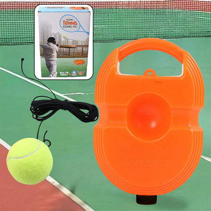 Tennis Trainer Rebound Ball with String, Convenient Tennis Training Gear, Tennis Practice Device Base for Kids Adults - infinityexculsivestore.com