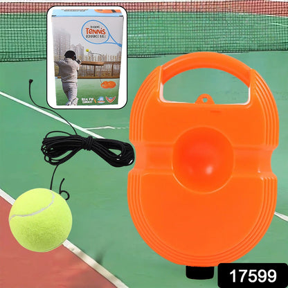 Tennis Trainer Rebound Ball with String, Convenient Tennis Training Gear, Tennis Practice Device Base for Kids Adults - infinityexculsivestore.com