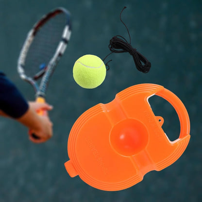 Tennis Trainer Rebound Ball with String, Convenient Tennis Training Gear, Tennis Practice Device Base for Kids Adults - infinityexculsivestore.com