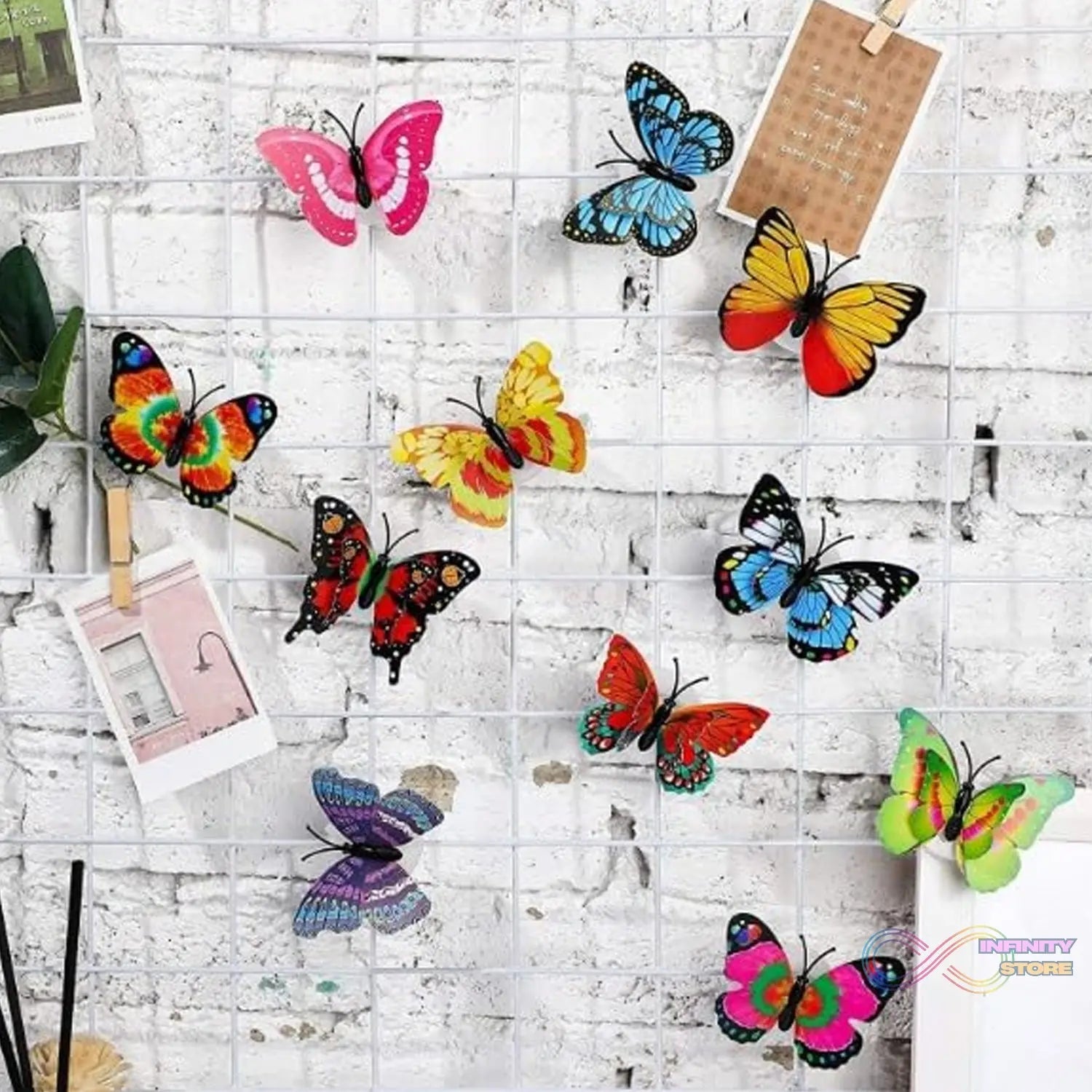 The Butterfly 3D Night Lamp Comes with 3D Illusion Design (1 Pc / Loose) - infinityexculsivestore.com