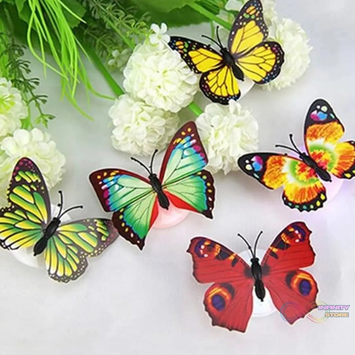 The Butterfly 3D Night Lamp Comes with 3D Illusion Design (1 Pc / Loose) - infinityexculsivestore.com