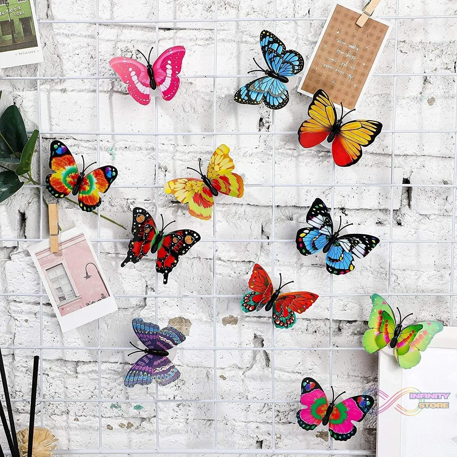The Butterfly 3D Night Lamp Comes with 3D Illusion Design Suitable for Drawing Room, Lobby. - infinityexculsivestore.com