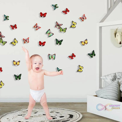The Butterfly 3D Night Lamp Comes with 3D Illusion Design Suitable for Drawing Room, Lobby. - infinityexculsivestore.com