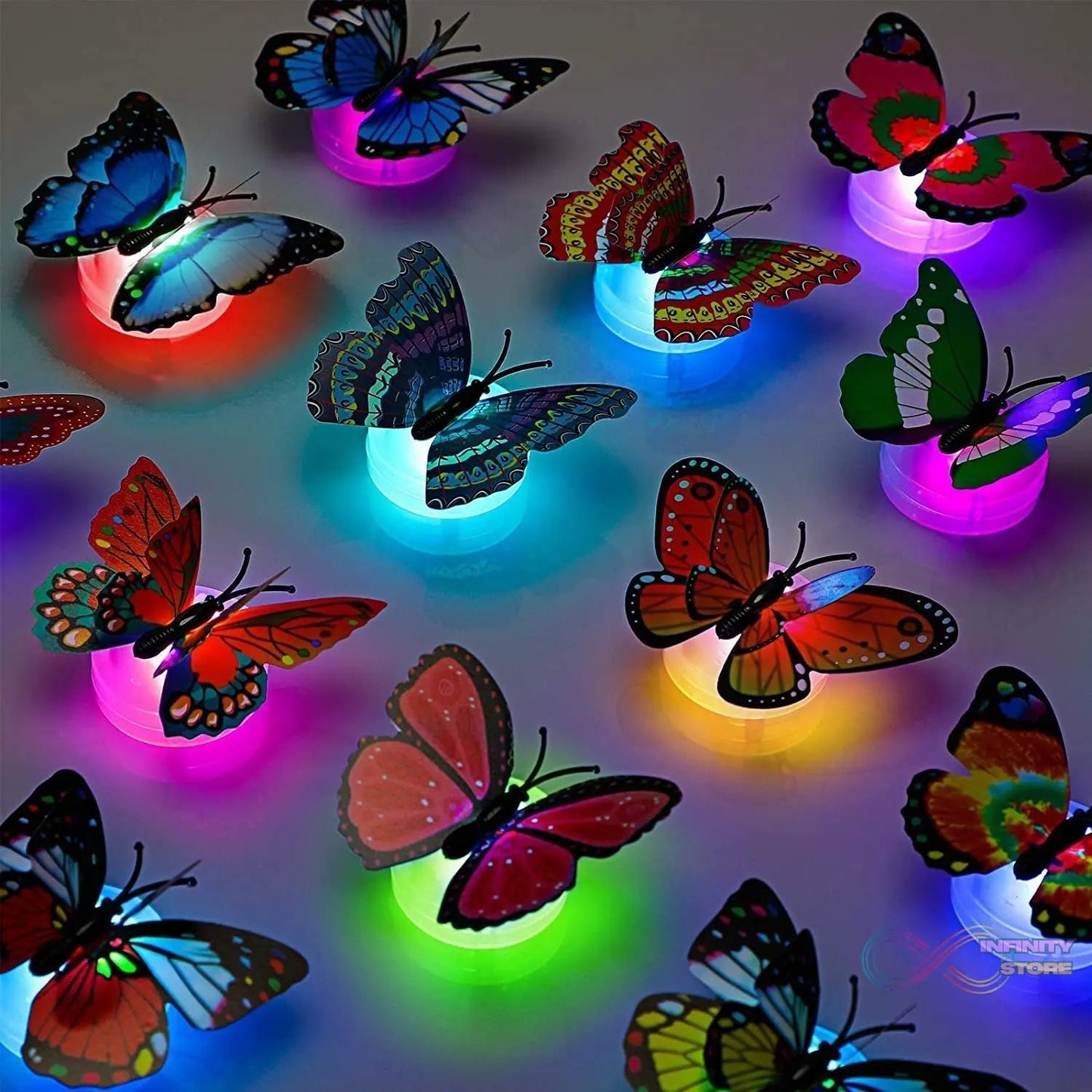 The Butterfly 3D Night Lamp Comes with 3D Illusion Design Suitable for Drawing Room, Lobby. - infinityexculsivestore.com