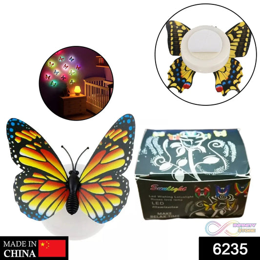 3D butterfly lamp creating an illusion effect for rooms