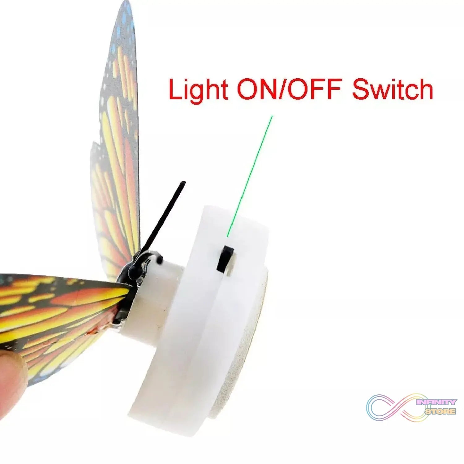 Butterfly-shaped 3D night lamp with LED lighting