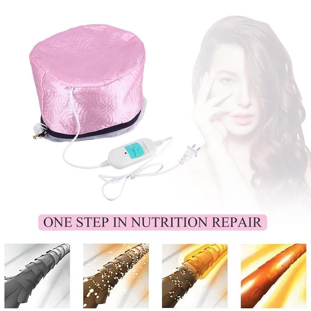 Thermal Head Spa Cap Treatment with Beauty Steamer Nourishing Heating Cap - infinityexculsivestore.com