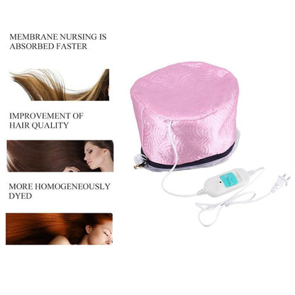 Thermal Head Spa Cap Treatment with Beauty Steamer Nourishing Heating Cap - infinityexculsivestore.com