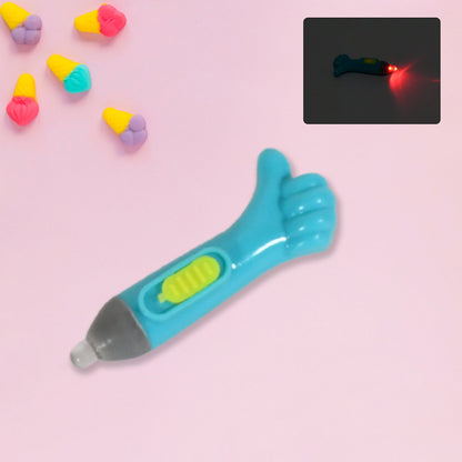 Thumb shaped light, lightning keychain, lightning toy, thumb shape LED light - infinityexculsivestore.com
