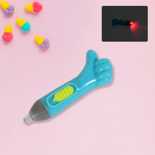 Thumb shaped light, lightning keychain, lightning toy, thumb shape LED light - infinityexculsivestore.com