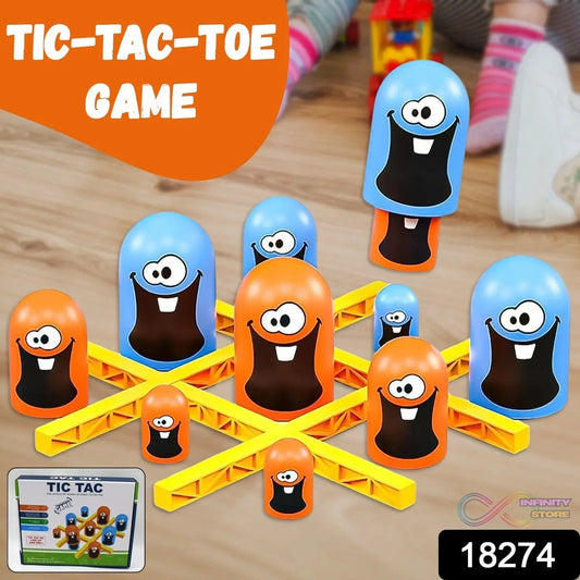 Tic - Tac - Toe Game, Gobble Game, Board Game Indoor (1 Set) - infinityexculsivestore.com