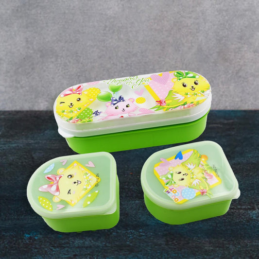 Tiffin Box Smart Lunch Box High Quality 3 box Lunch Box Leak Proof Lunch Box For Home & School, Office Use - infinityexculsivestore.com