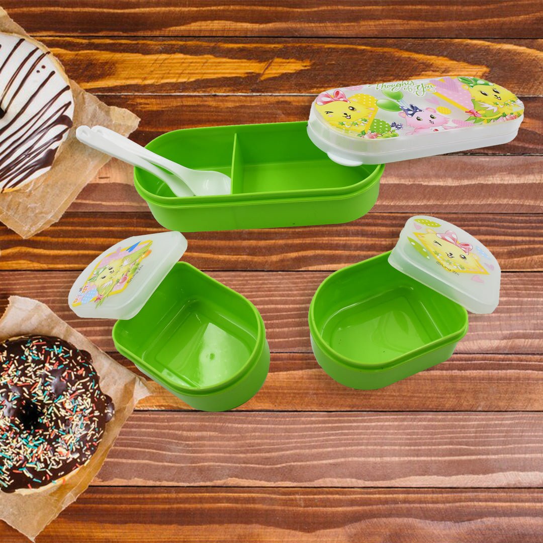 Tiffin Box Smart Lunch Box High Quality 3 box Lunch Box Leak Proof Lunch Box For Home & School, Office Use - infinityexculsivestore.com