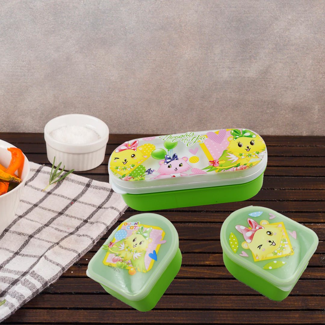 Tiffin Box Smart Lunch Box High Quality 3 box Lunch Box Leak Proof Lunch Box For Home & School, Office Use - infinityexculsivestore.com