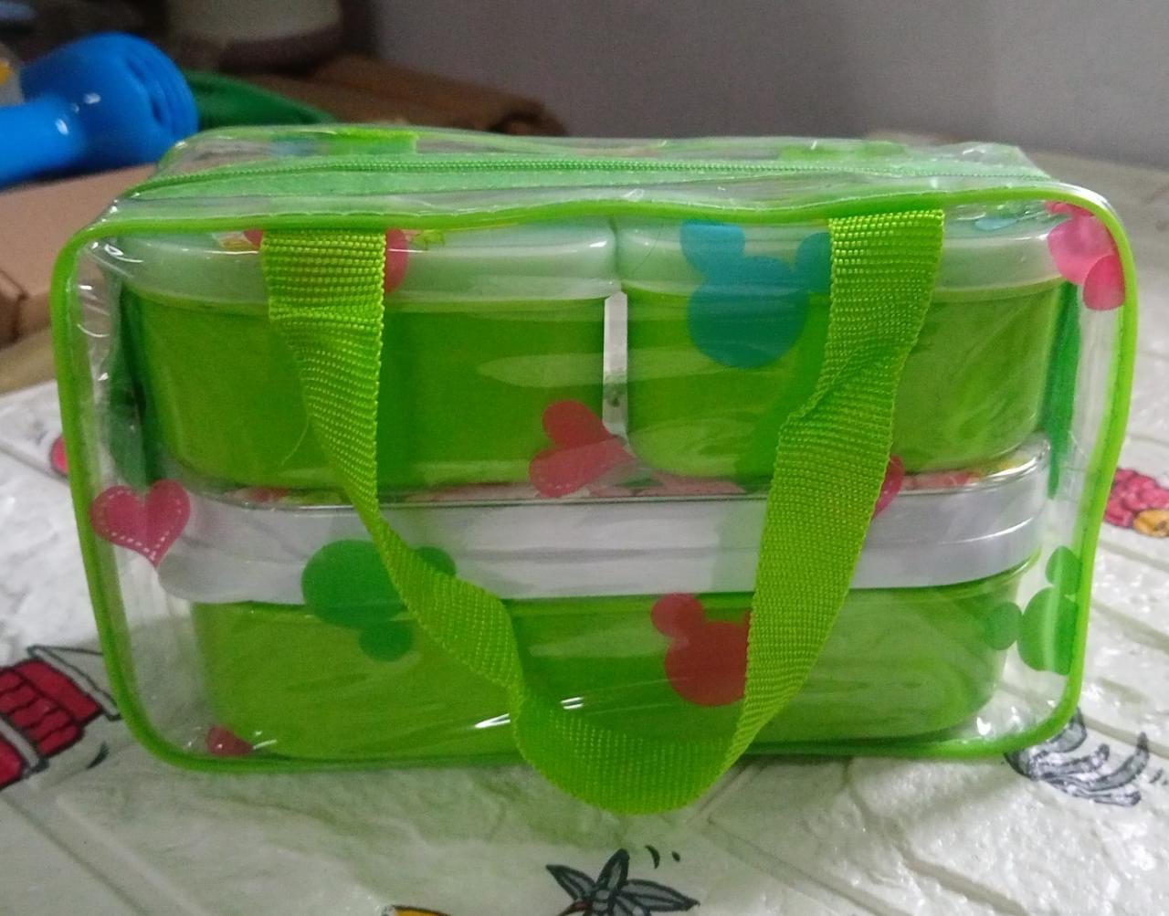 Tiffin Box Smart Lunch Box High Quality 3 box Lunch Box Leak Proof Lunch Box For Home & School, Office Use - infinityexculsivestore.com